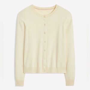 Boden Emilia Cotton Crew Cardigan